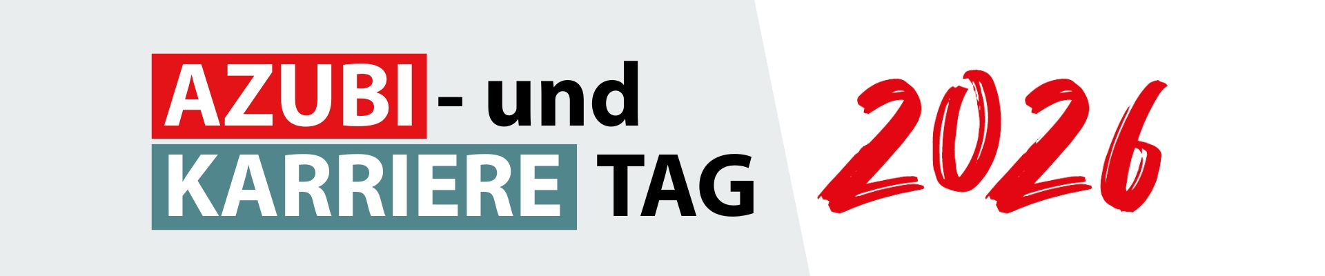 Azubi- und Karrieretag 2026 Banner